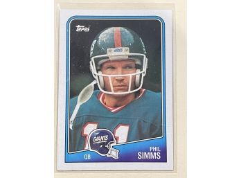 1988 Topps Phil Simms Card #272