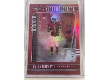 2019 Panini Absolute Kyler Murray Introductions Red Parallel Rookie Card #13           68/100