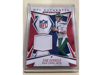 2020 Panini Rookies And Stars Sam Darnold Player Worn Jersey Patch Card #NA-SD