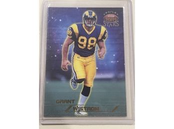 1998 Topps NFL Stars Grant Wistrom Gold Card #71               1454/1999