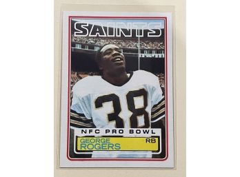 1983 Topps George Rogers Card #117