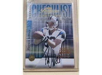2000 Playoff Prestige Authentic Signatures Patrick Jeffers Signed Checklist Card #cL67