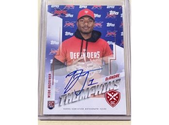 2020 Topps Certified Autograph Issue DeAndre Thompkins Signed Card #AU-DT