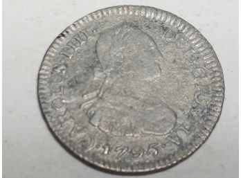 1795 DEI Gratia Silver Reales Carolus IIII