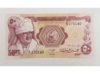 Bank Of Sudan  50 Piastres B/11 270140