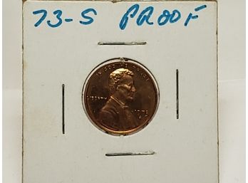 1973 S US Lincoln Proof Penny