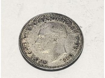Ungraded 1951 Australian King George IV Threepence Coin