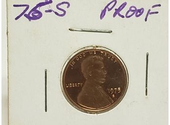 1975 S US Lincoln Proof Penny