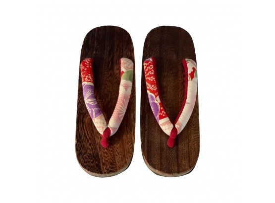 Japanese Styled Wooden Kimono Retro Sandals