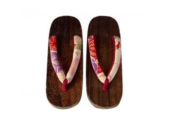 Japanese Styled Wooden Kimono Retro Sandals