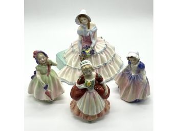 Lot Of Four Royal Doulton Figurines - Valerie / Dinky Do / Babie & Daydreams