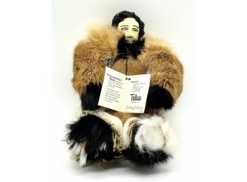 Beautiful Taluq Designs Inuit Eskimo Doll With Fur Coat - Original Cost $300.00 - Eliktaq Igalliyuq 1997