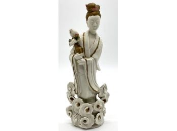 Asian Ceramic Glazed Figurine