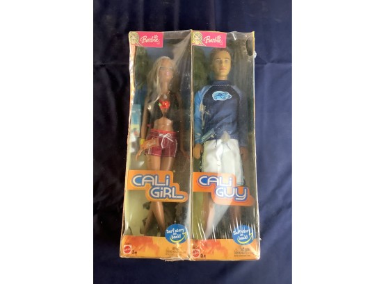 Cali Girl And Cali Guy Barbie Dolls New In Package