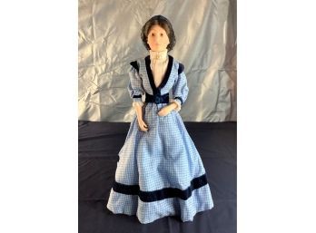 Porcelain Doll In Light Blue Dress (#2)