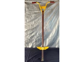 Vintage Red And Yellow Pogo Stick