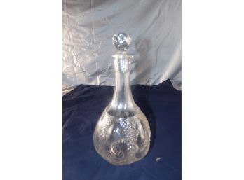 Glass Decanter With Round Top