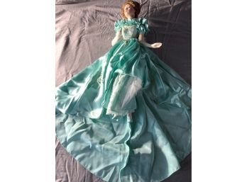 Porcelain Doll In Mint Green Dress (#19)