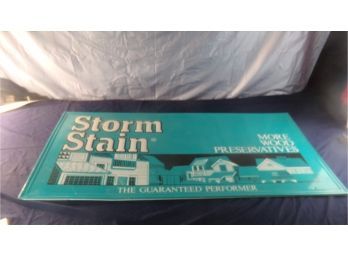 Storm Stain Advertising Sign