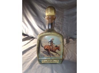Jim Beam's Choice Frederic Remington Bourbon Whiskey Bottle