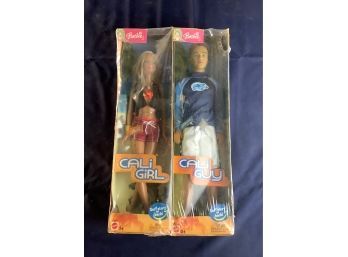 Cali Girl And Cali Guy Barbie Dolls New In Package