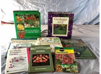 Lot Of 8 Gardening Books