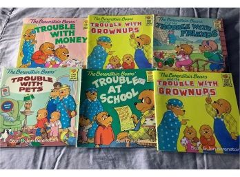 Lot Of 6 Berenstain Bears And Trouble With ... Kids Books