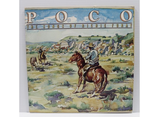 Poco The Songs Of Richie Furay White Label Promotional Copy Record - 1979 Epic Records