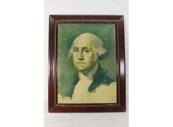 Vintage Print Of George Washington
