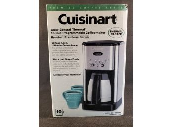 New Cuisinart Brew Central Thermal 10 Cup Programmable Coffeemaker