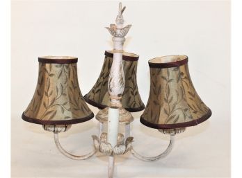Vintage Shabby Chic Candelabra Style Lamp/candle Holder