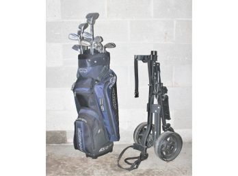 Condor, Force One Golf Clubs, Physics Bag, Explorer Gl-110 Cart Plus Balls, Shoes, Etc.