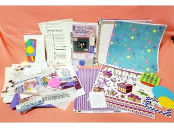 New Lot Of Scrapbooking Sentiments, Paper, Borders, Tags & Corners