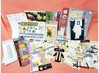 Fun Lot Of New Scrapbooking Borders, Tags, Paper-food, Holiday Themes And More