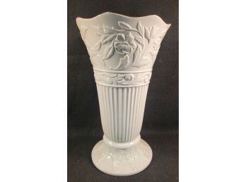 Beautiful Large Lenox Porcelain Floral Embossed Vase