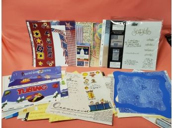 New Assorted Scrapbooks Tags, Paper, Borders & More - Sports, Holiday, Beach Themes