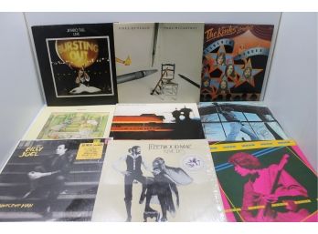 Mixed Lot Of Nine Classic Rock Records From The Kinks, Jethro Tull, Fleetwood Mac, Genesis, McCartney - Lot 3