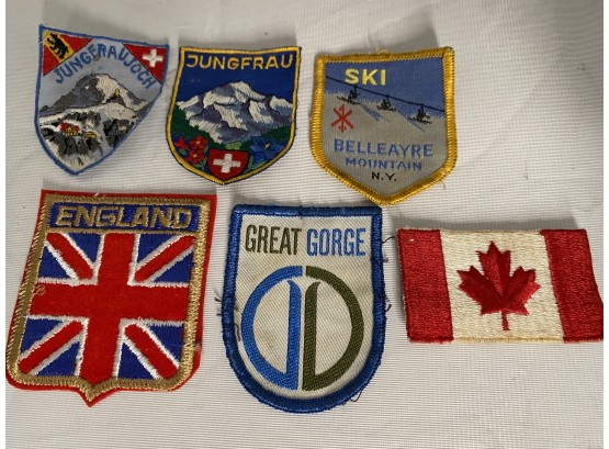 Skiing Patches & Pins