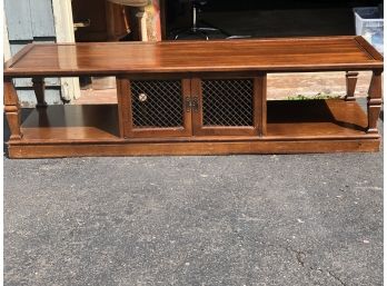 Coffee Table With Media Storage Area