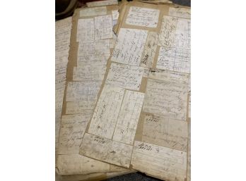 Original Handwritten Prescriptions (Late 1800's) From Columbia University Pharmacy