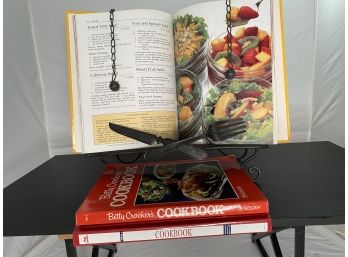 Cookbook Stand And Betty Crocker Book Set