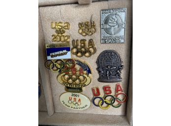 Large Olympic Pin Collection