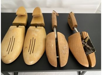 Vintage Wooden Shoe Forms - 2 Pair