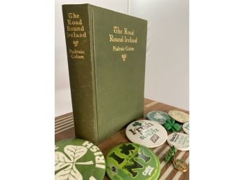 Ode To Ireland - Vintage Book And Pin Collection