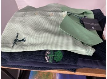 Mens Golf Shirts - Make A Wish XL And Rainswetter L