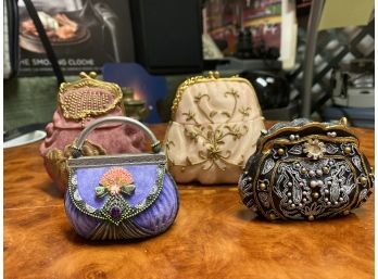 Little Resin Collectible Victorian Purses