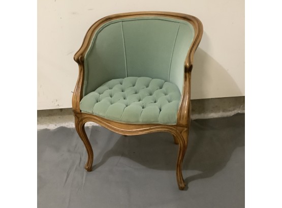 Green Cushioned Arm Chair #2