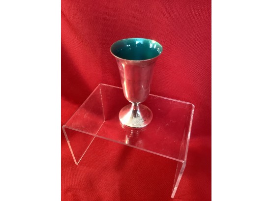 Towle Enameled Sterling Silver Shot Glass
