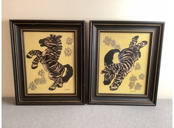 Hemia  Zebra Paintings