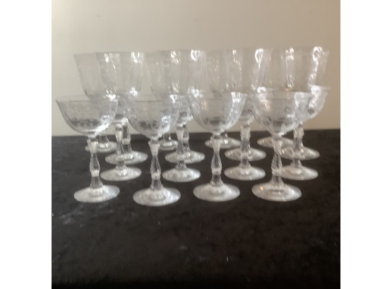 Fostoria  Crystal Wine Glasses